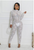 Kauna White Mesh Lace and Pearls Jumpsuit