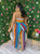 Della Vibe Color Striped Jumpsuit